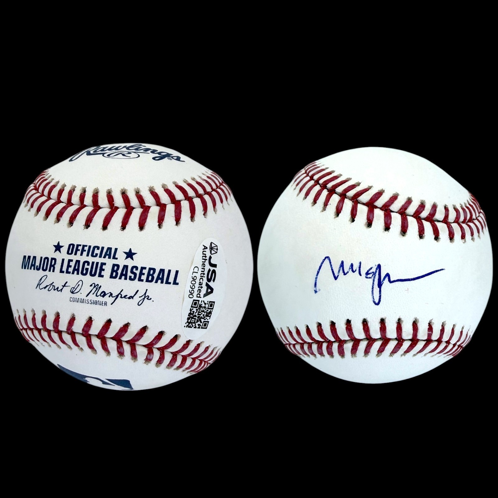 MIKE JOHNSON SIGNED OFFICIAL MLB BASEBALL SPEAKER OF THE HOUSE AUTO JSA COA