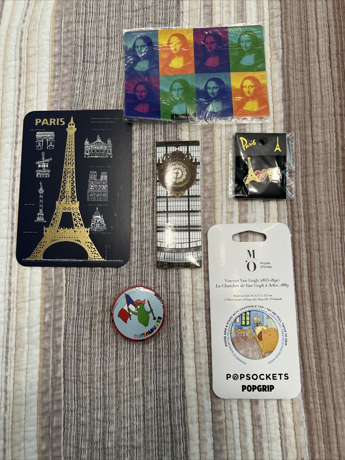 Authentic D Lourve Paris Mints Musee d’Orsay Pin Magnet,Mona Frnce Souvenirs🇫🇷
