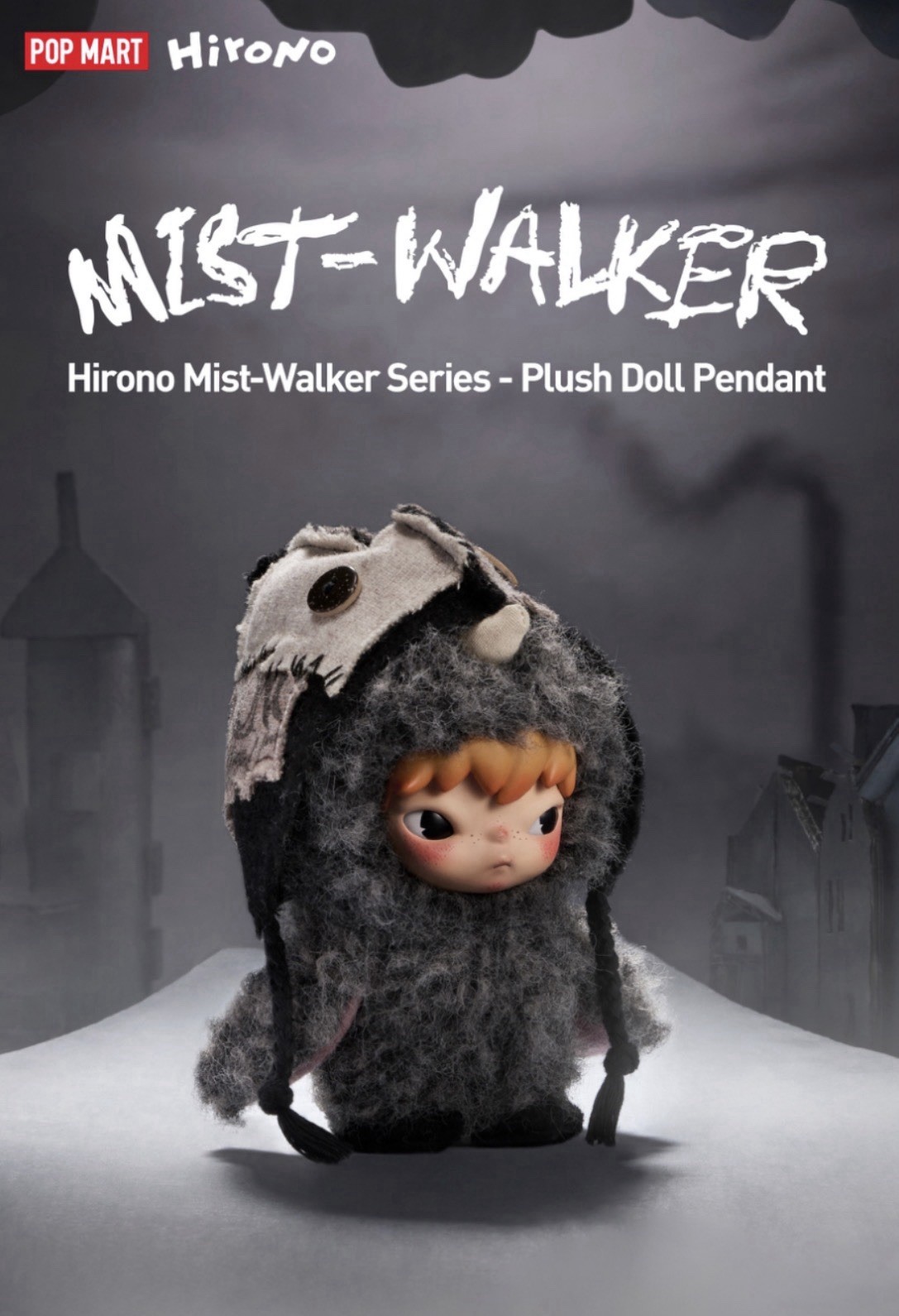 POP MART Hirono Mist-Walker Series Multicolor Plush Doll Pendant FULL SET POP MART Hirono Mist-Walker Series Multicolor Plush Doll Pendant FULL SET