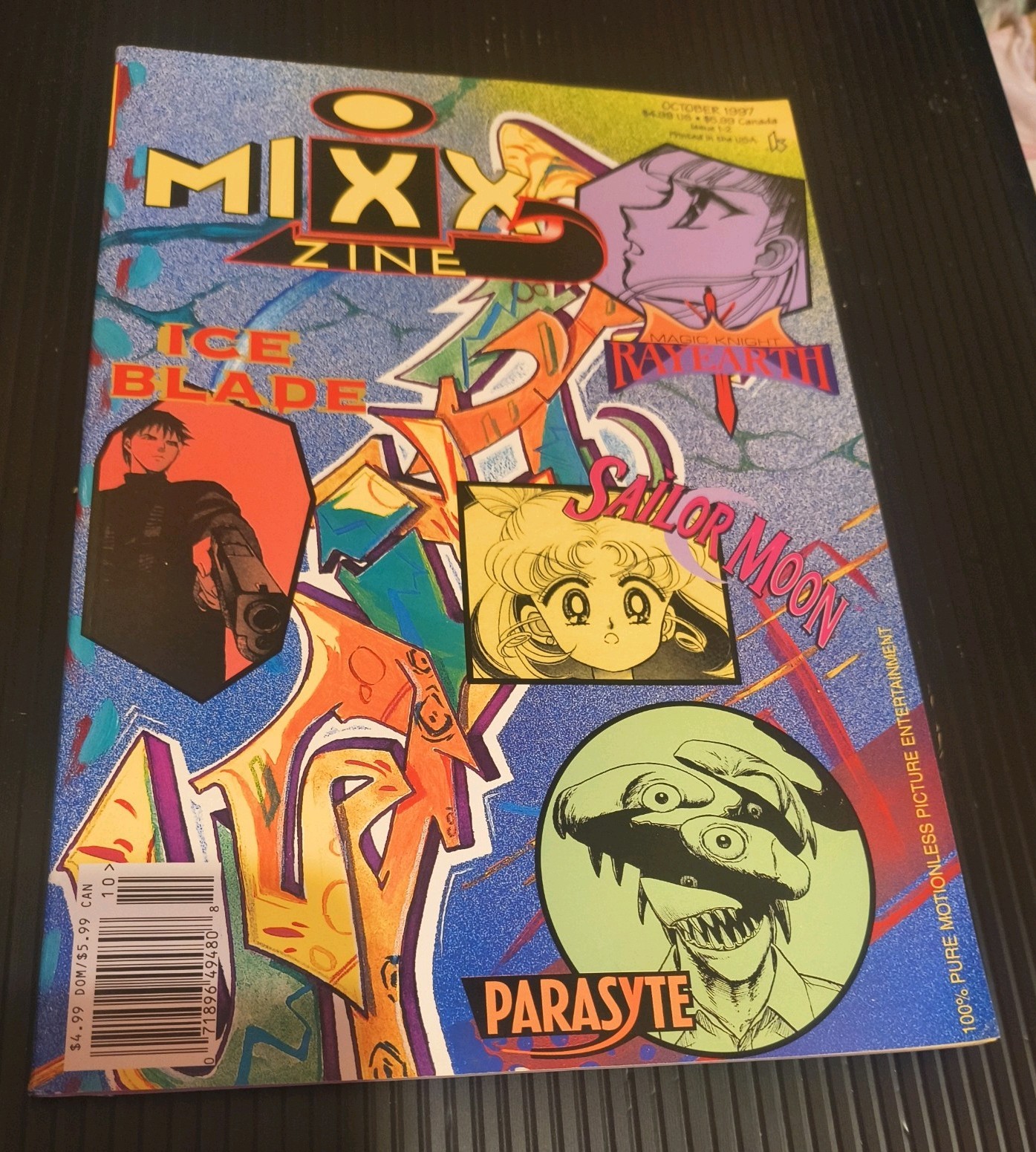 Mixx Zine Issue #1 - 1-2 Sailor Moon Parasyte October Tokyopop Series 1997 Mag