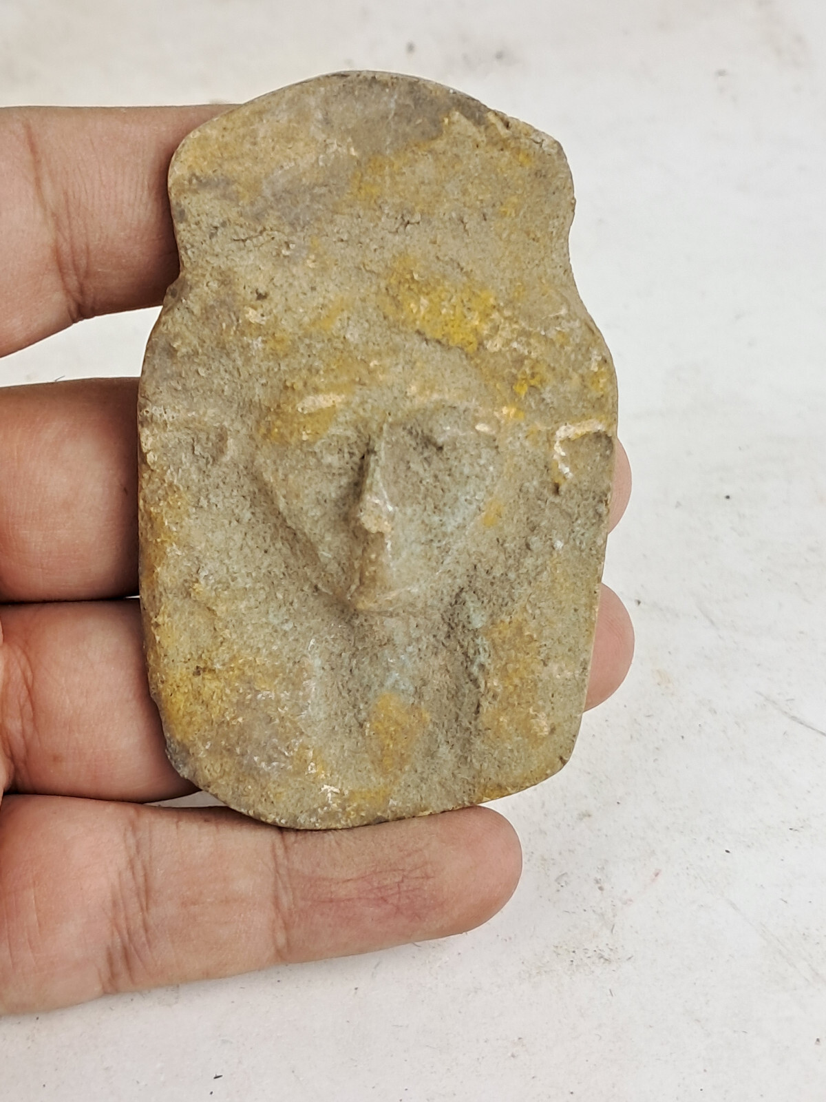 PHARAONIC ANCIENT EGYPTIAN Queen Nefertari Face Statue King Ramses Wife (BS)