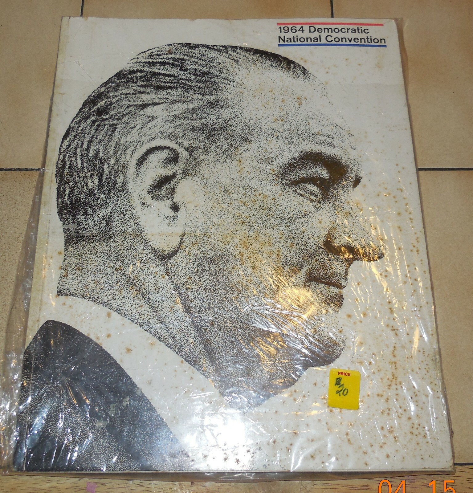 1964 Democratic National Convention Book rare VHTF Lyndon B Johnson LBJ AC