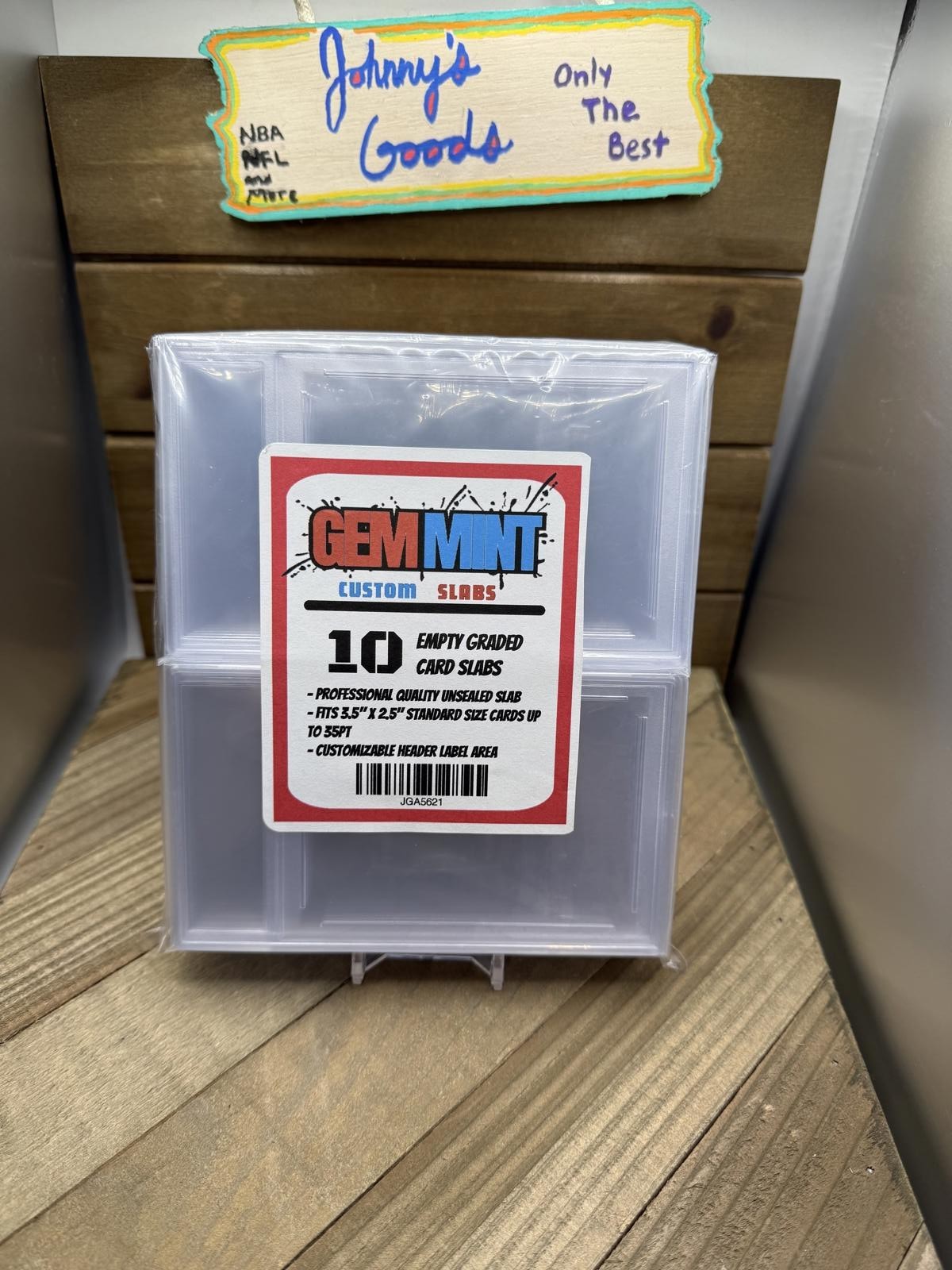 10x Empty Sports Card Grading Slab