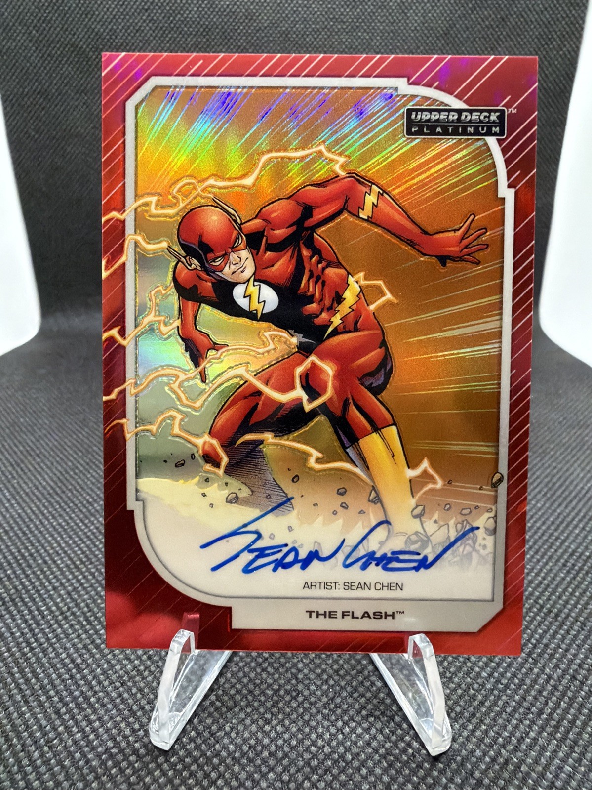 2026 Upper Deck Platinum The Flash (Sean Chen) Auto Color Match