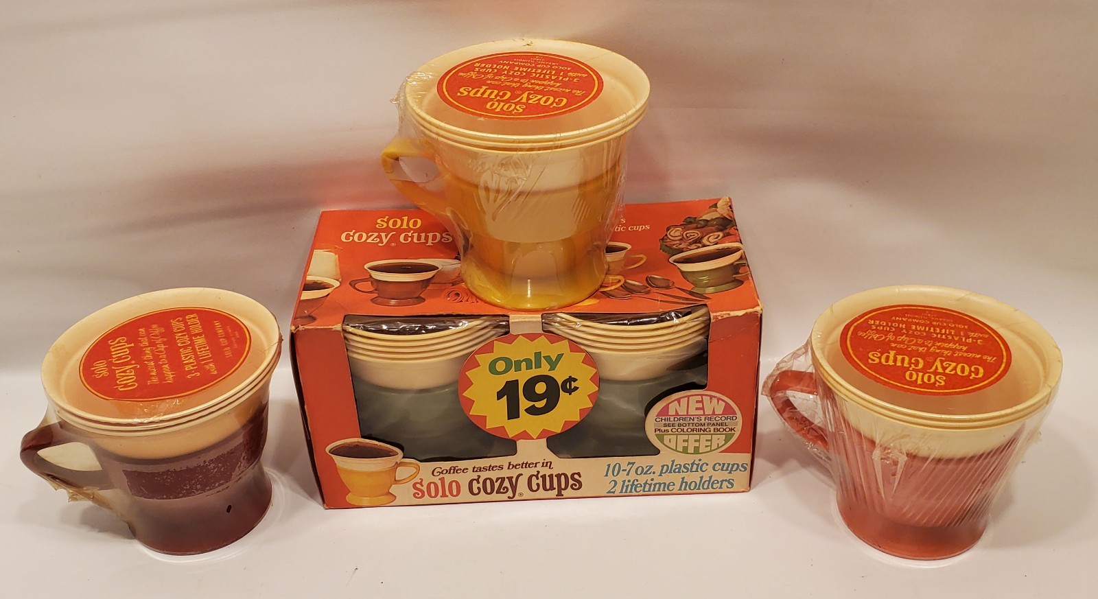 SOLO Cozy Cups NEW 1970's SOLO Cozy Cups NEW 1970's