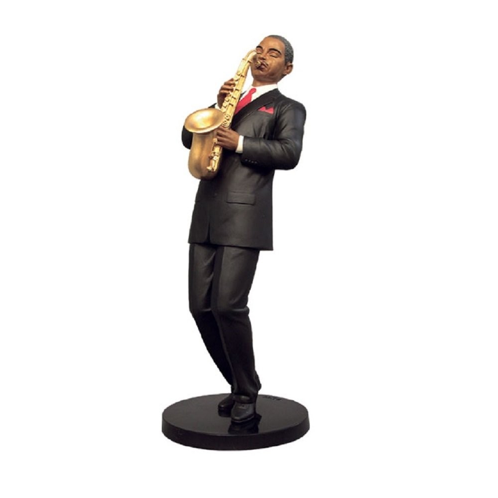Positive Image Ebony Vibrations: Saxophonist,Sculptures & Figurines