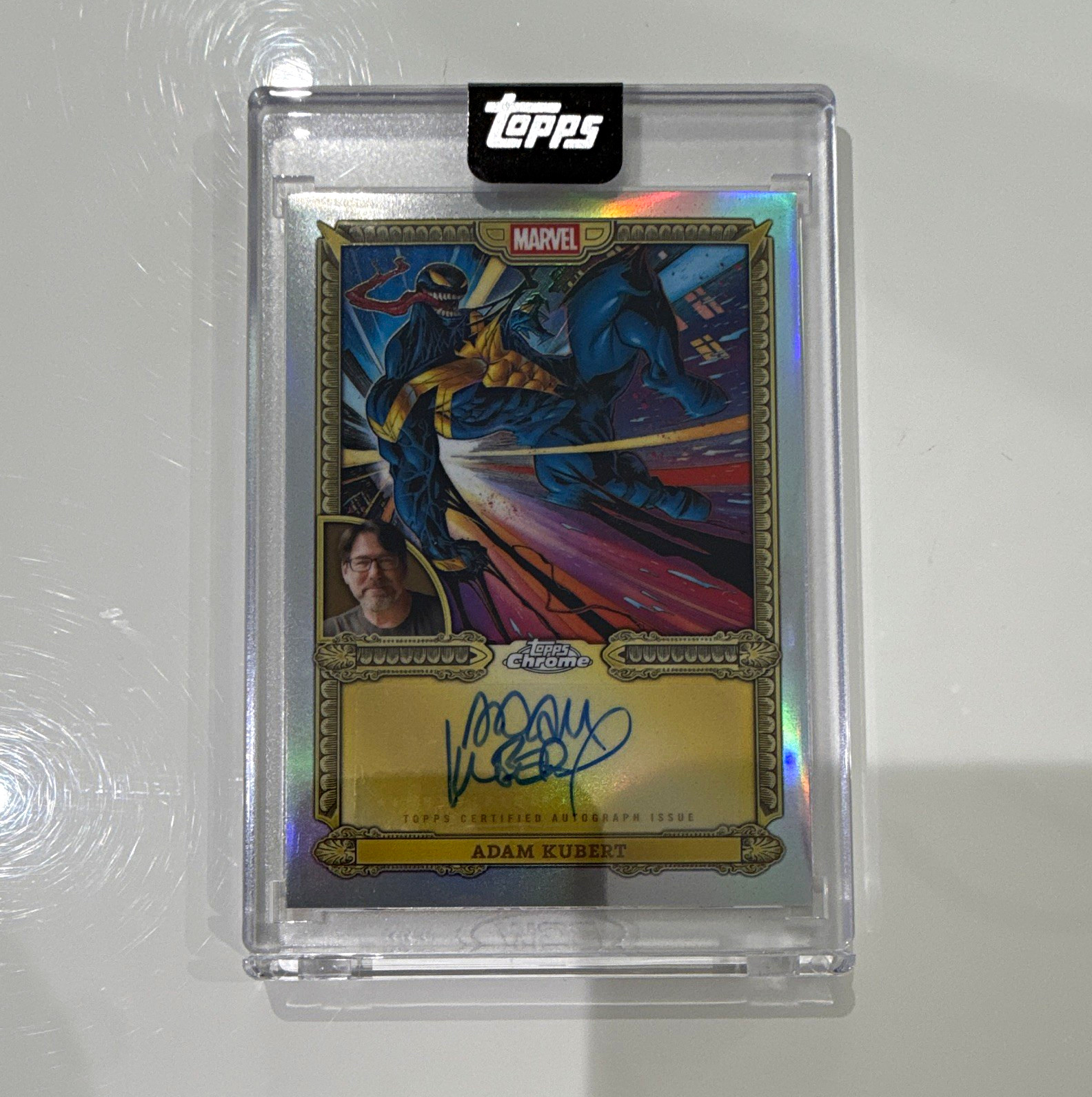 Topps Mint Marvel 2026 Chrome Auto Adam Kubert Artist #CA-AK Gold Parallel