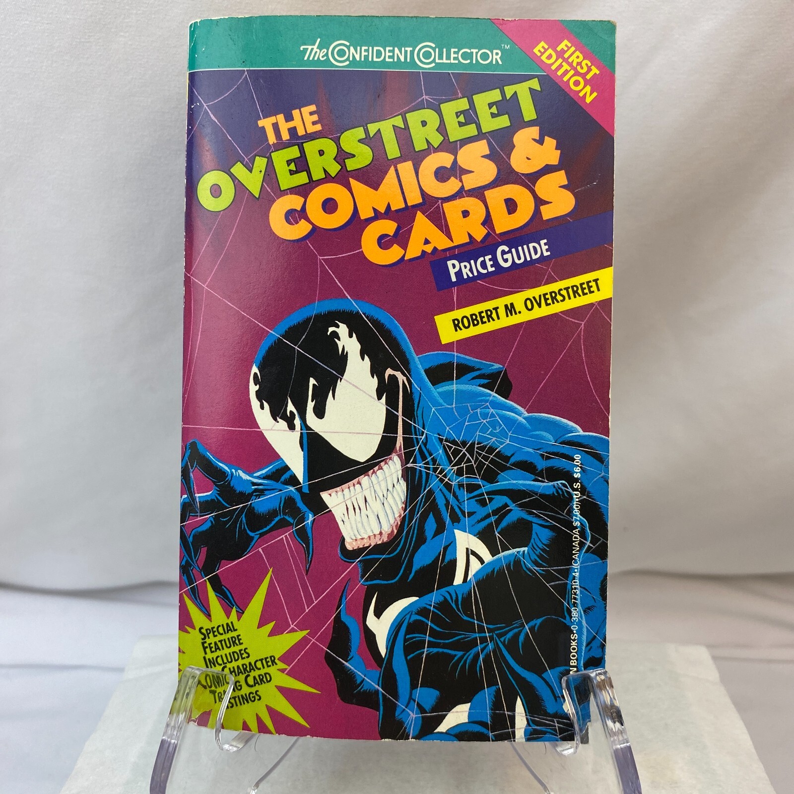 The Overstreet Comics & Cards Price Guide (1993) RARE FIRST EDITION, Very Nice