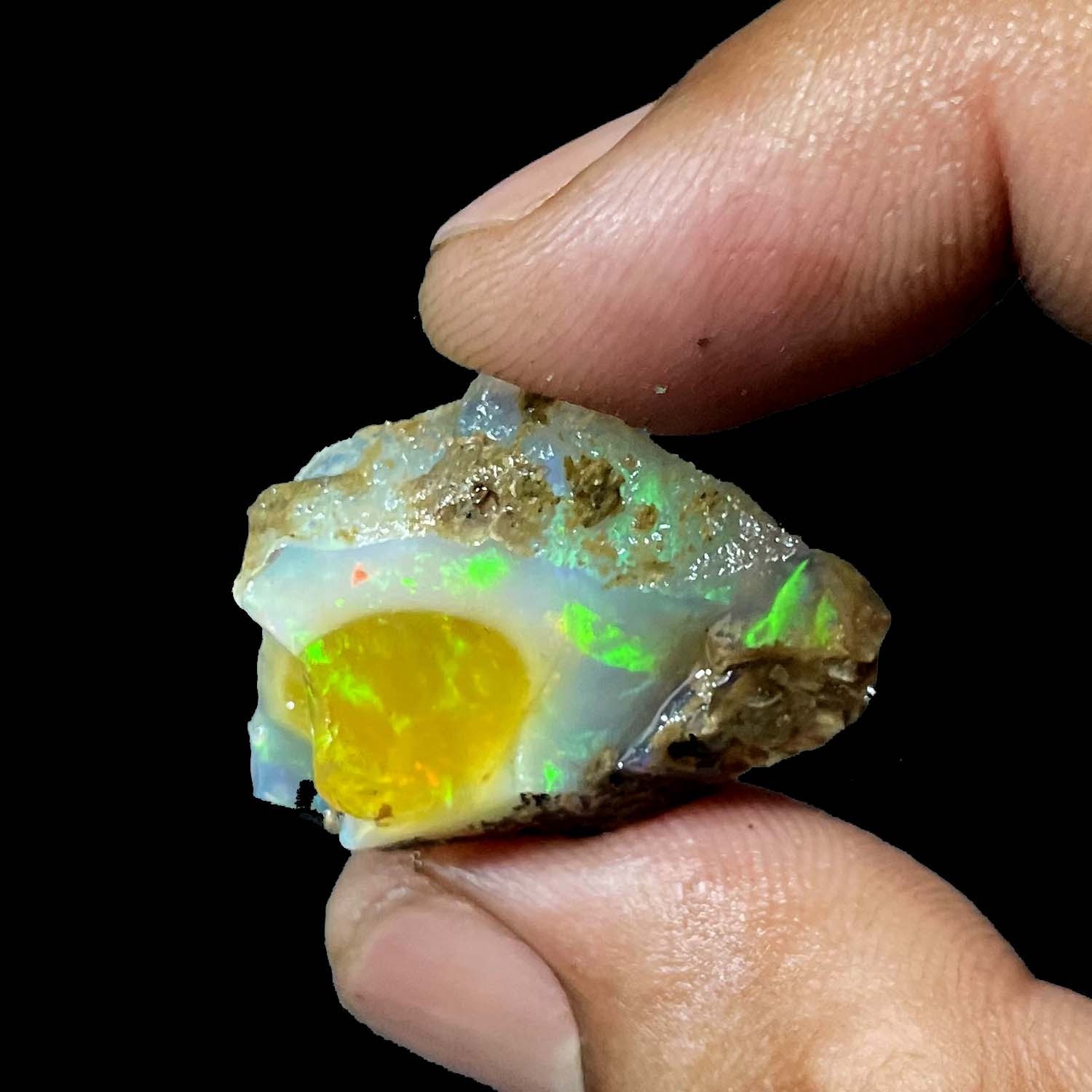 Fabulous Top Quality 100% Natural Welo Ethiopian Opal Fancy Oil Rough 25.70 Cts