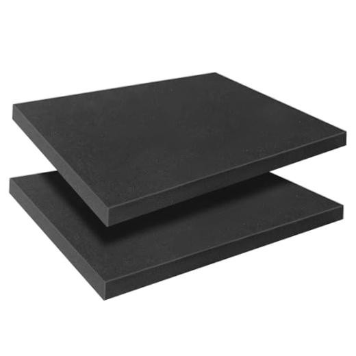 Black Polyurethane Foam Inserts for Cases Pcs 16 x 1x 1 Inch, 16x12x1inch 2