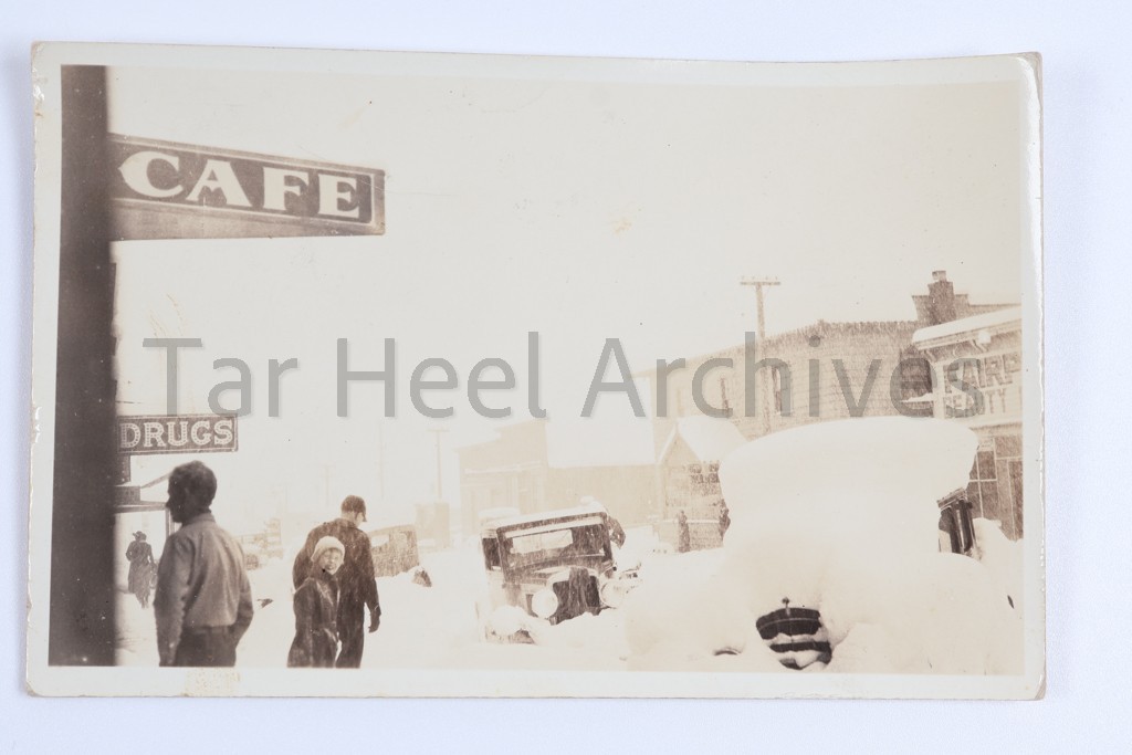 1934 RPPC Fairplay CO Main Street Blizzard Hand Hotel Haunted Paranormal History