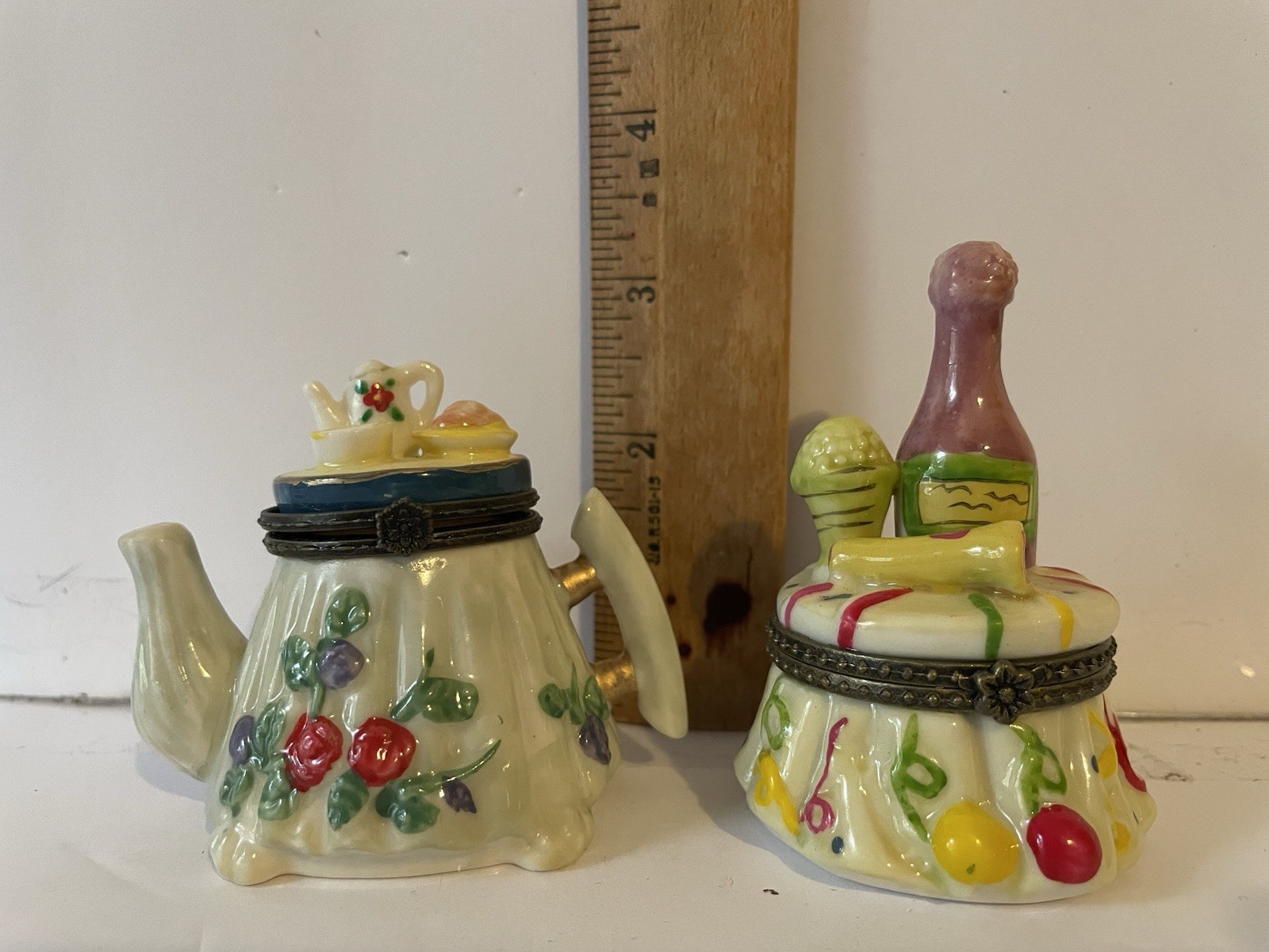 Vintage Trinket Boxes Set Of 2