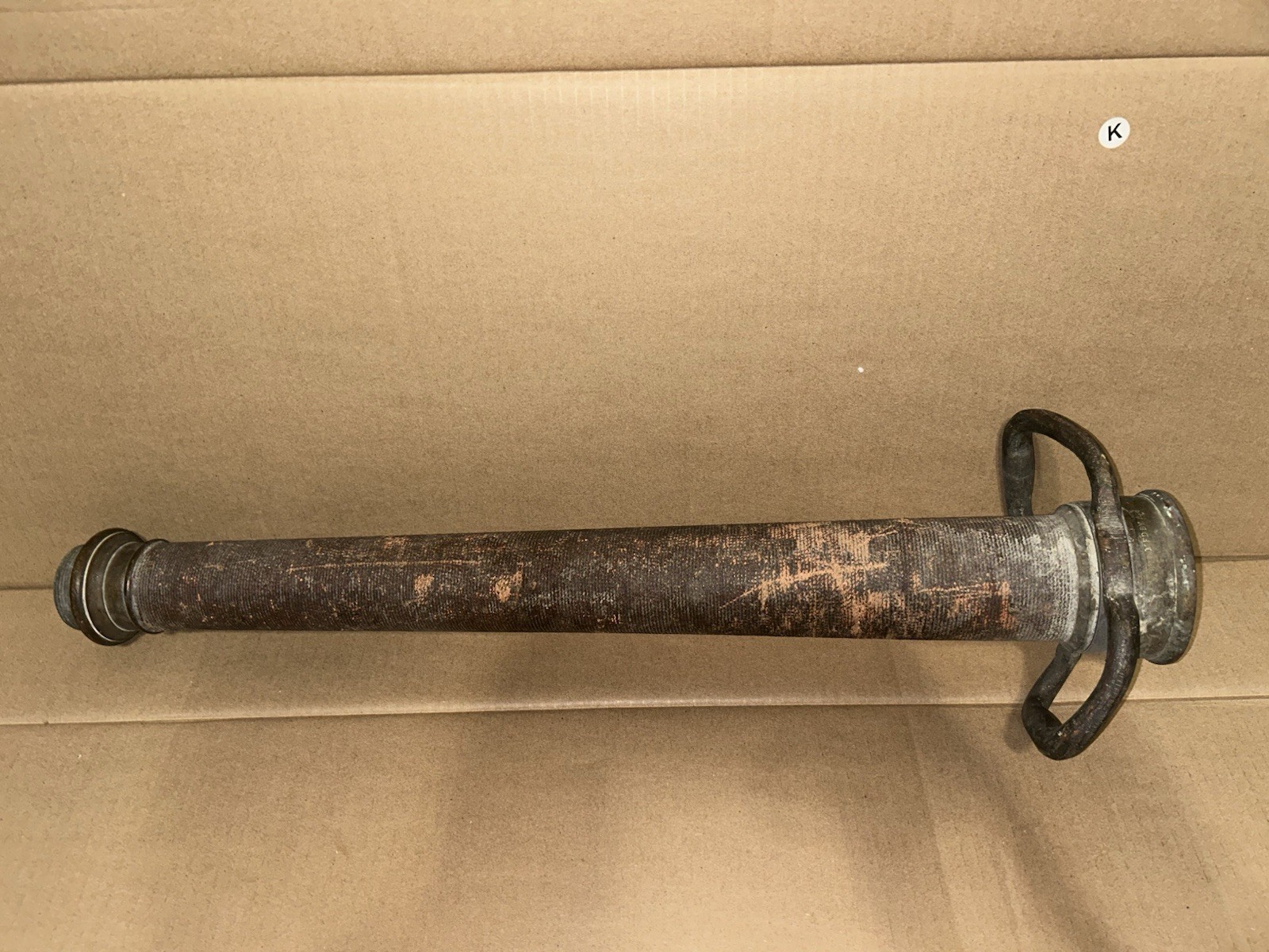 Antique A.J. Morse & Sons Boston Brass & Copper Firefighter Play-Pipe