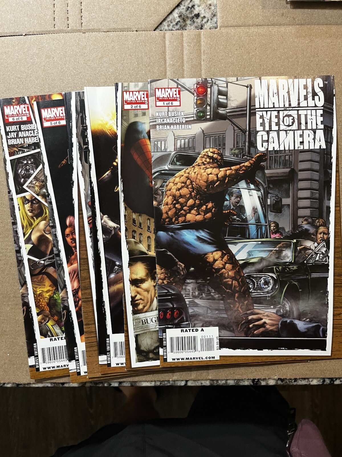 📓 MARVELS: EYE OF THE CAMERA #1-6 (2009) MARVEL COMICS FULL SERIES VF/NM