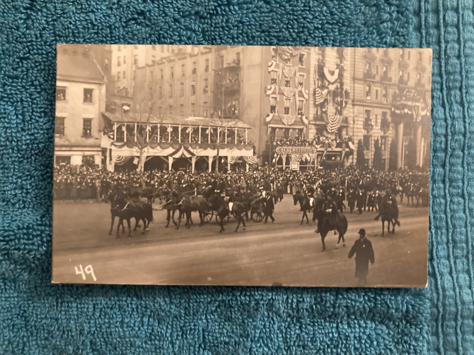 RPPC Washington DC President Taft His Way Back from The Capital Posted 1913