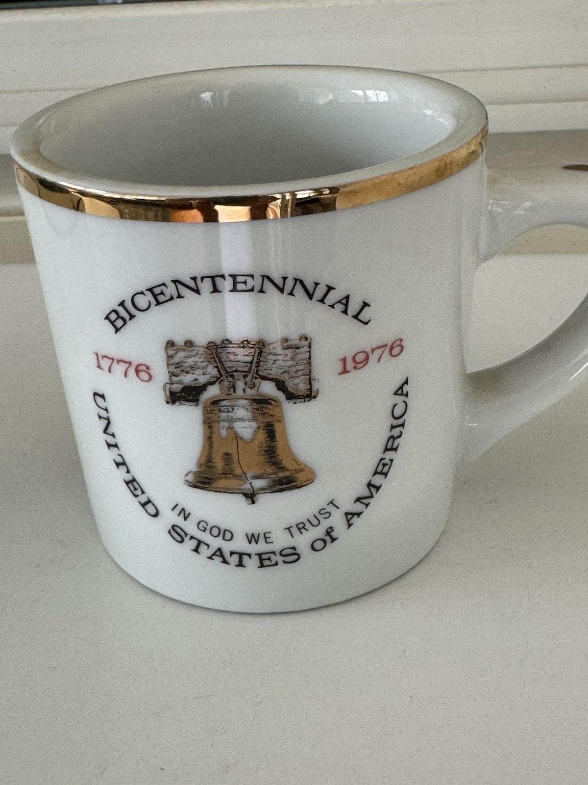 Vintage BICENTENNIAL 1976 United States of America Coffee Mug VILETTA'S ARTS