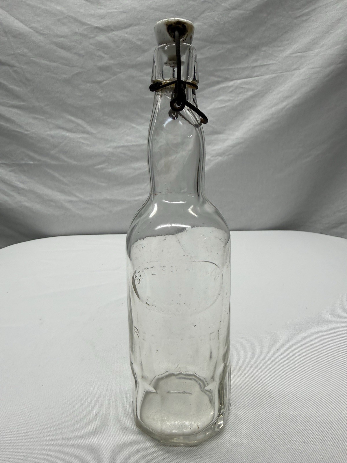 Antique 1890\'s Seitz Brewing Co Beer Bottle, Original Closure - Easton, PA