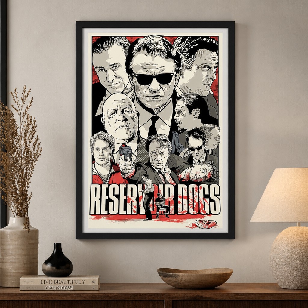 Reservoir Dogs Movie Poster Premium Satin Paper 20\ Reservoir Dogs Movie Poster Premium Satin Paper 20\