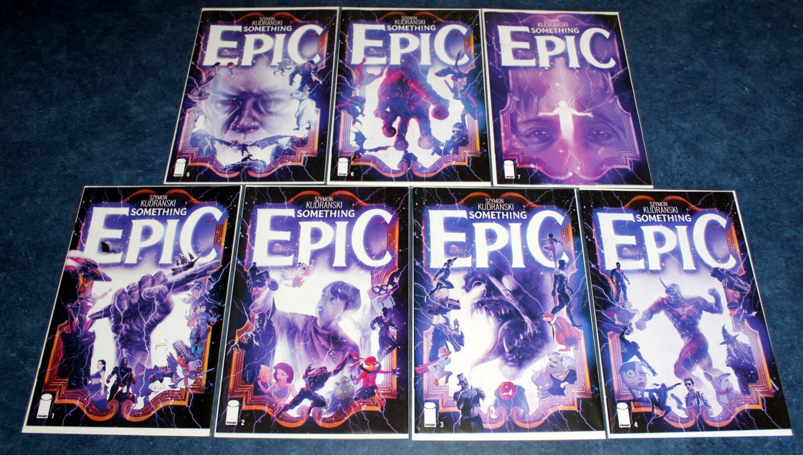 SOMETHING EPIC 1 2 3 4 5 6 7 1st print set iMAGE COMICS 2023 Szymon Kudranski NM