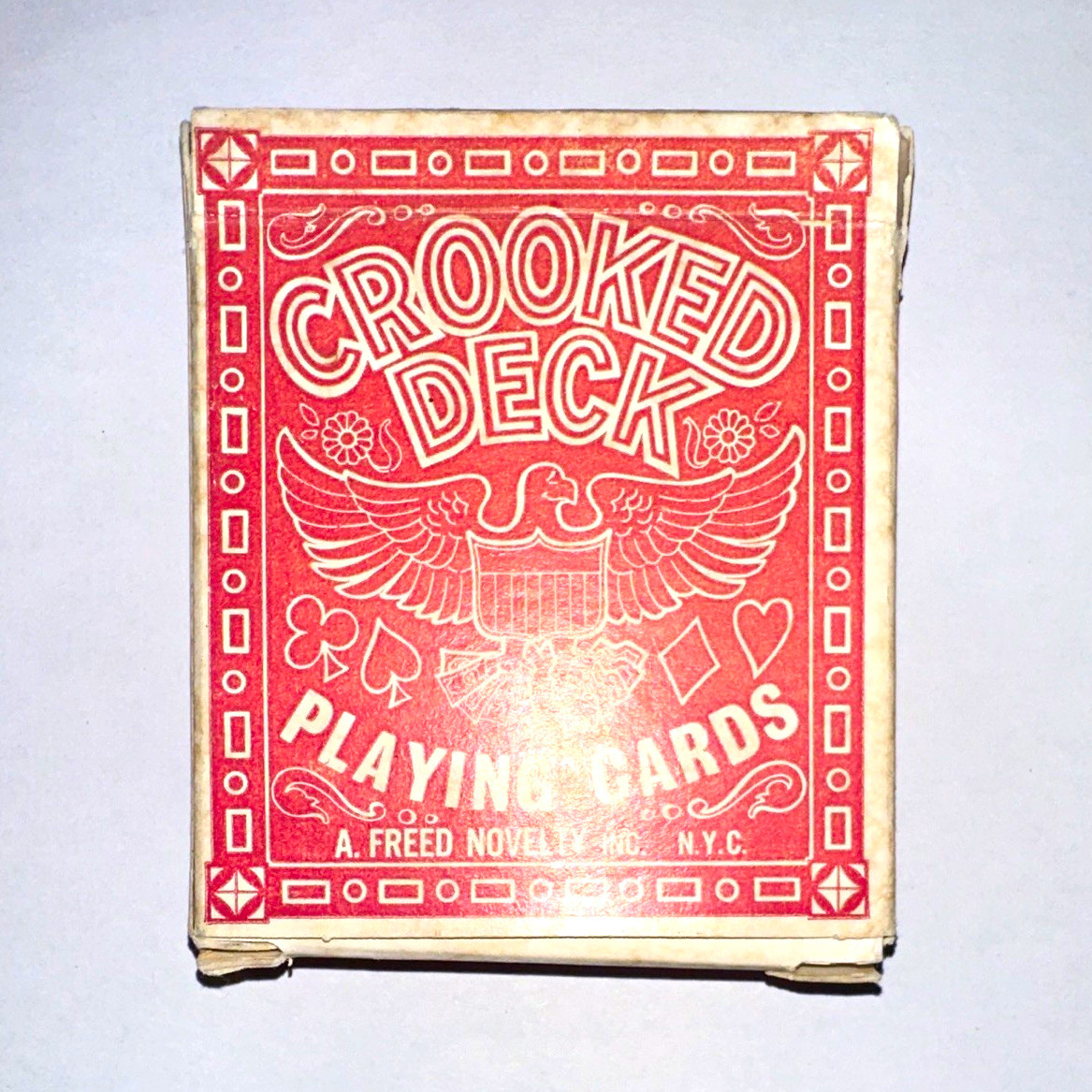 A. Freed Novelty Inc. Vintage 1969 Novelty Crooked Deck Playing Cards