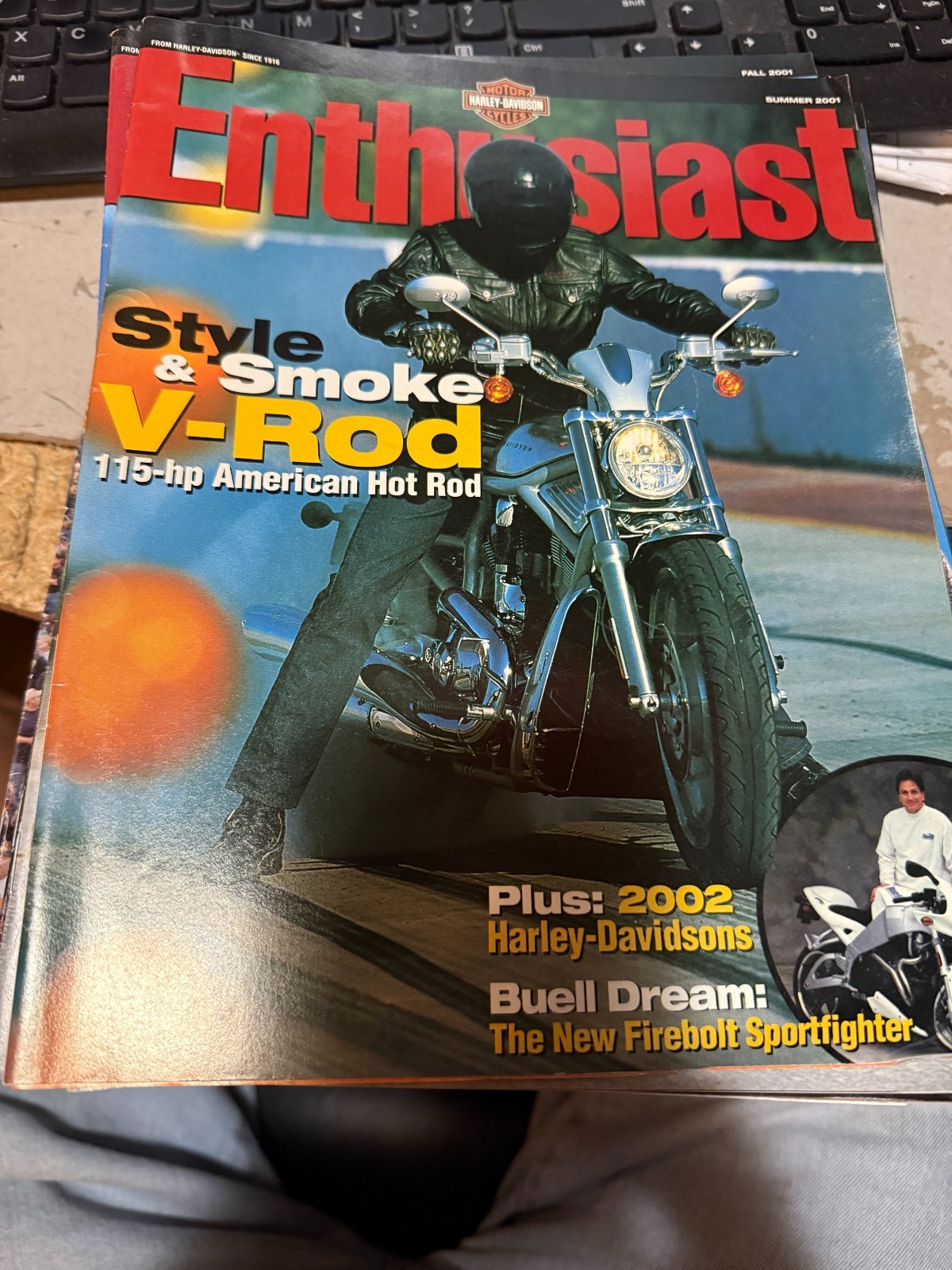 ENTHUSIAST-------HARLEY DAVIDSON----SUMMER 2001
