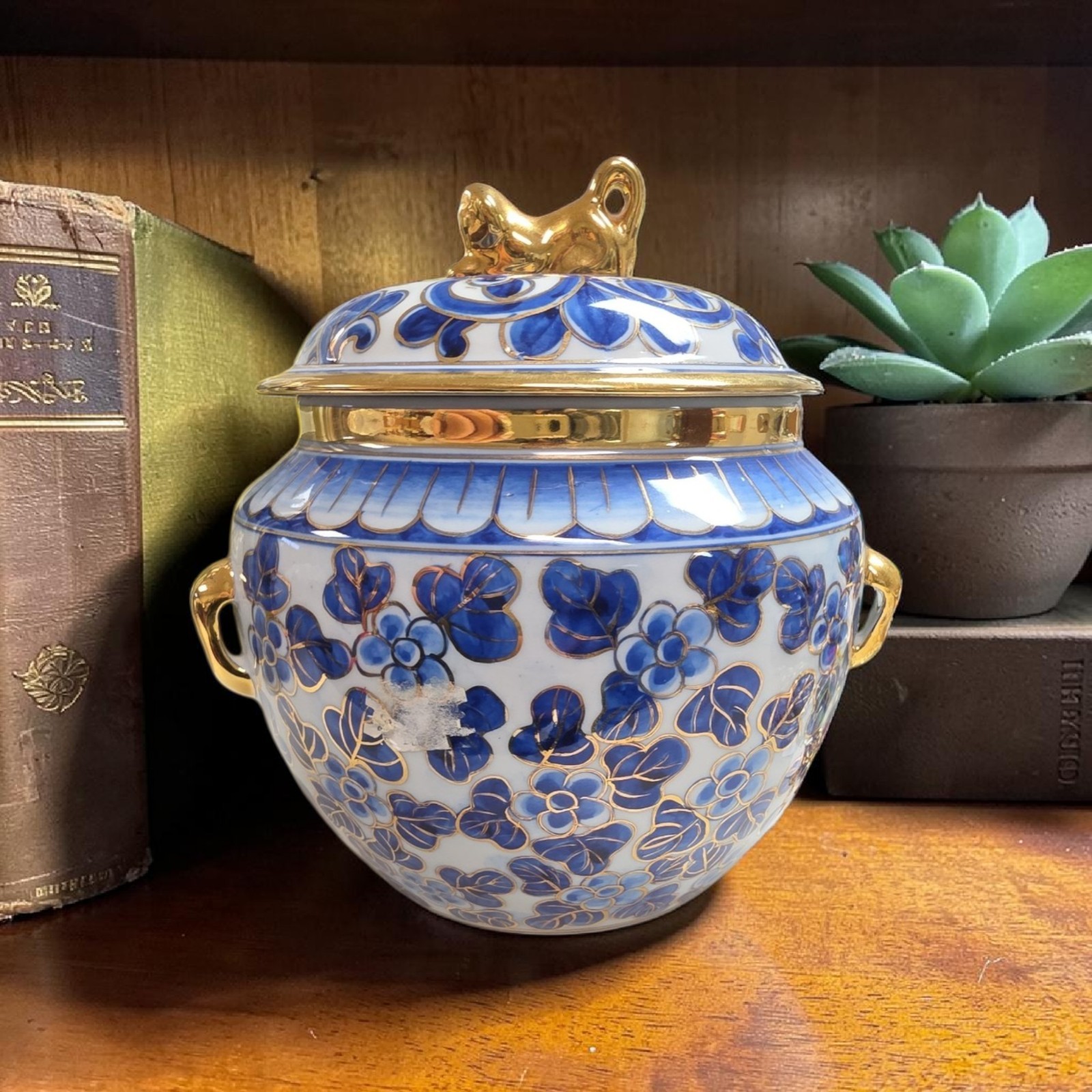 1980s Thai Benjarong porcelain 6¼