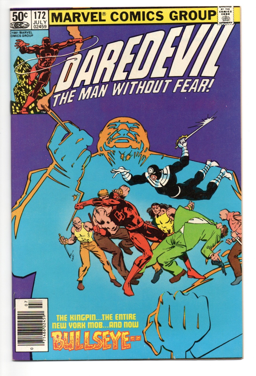 Daredevil #172 NM  (1981) - Kingpin & Bullseye Appearance