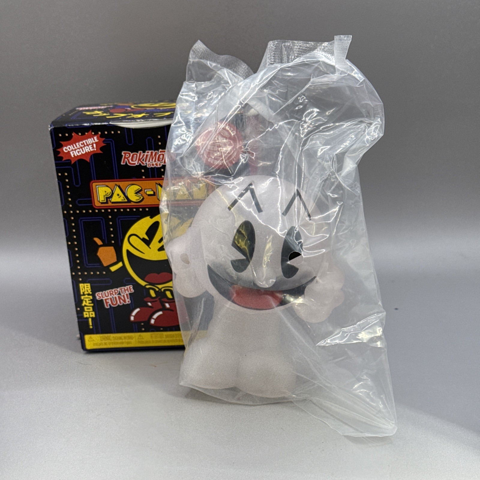 Rokimoto Exclusive Pac-Man Red Cup Series Mystery Chase Clear SDCC  LE 500