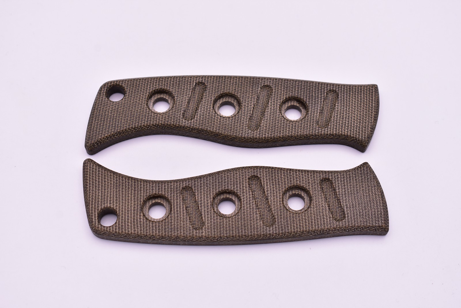 Custom Canvas Micarta Handles for Benchmade Fixed Adamas 375