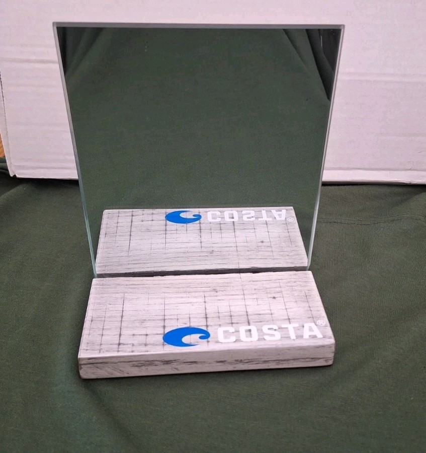 COSTA DEL MAR MIRROR DISPLAY SIGN - ADVERTISED LOGO DISPLAY