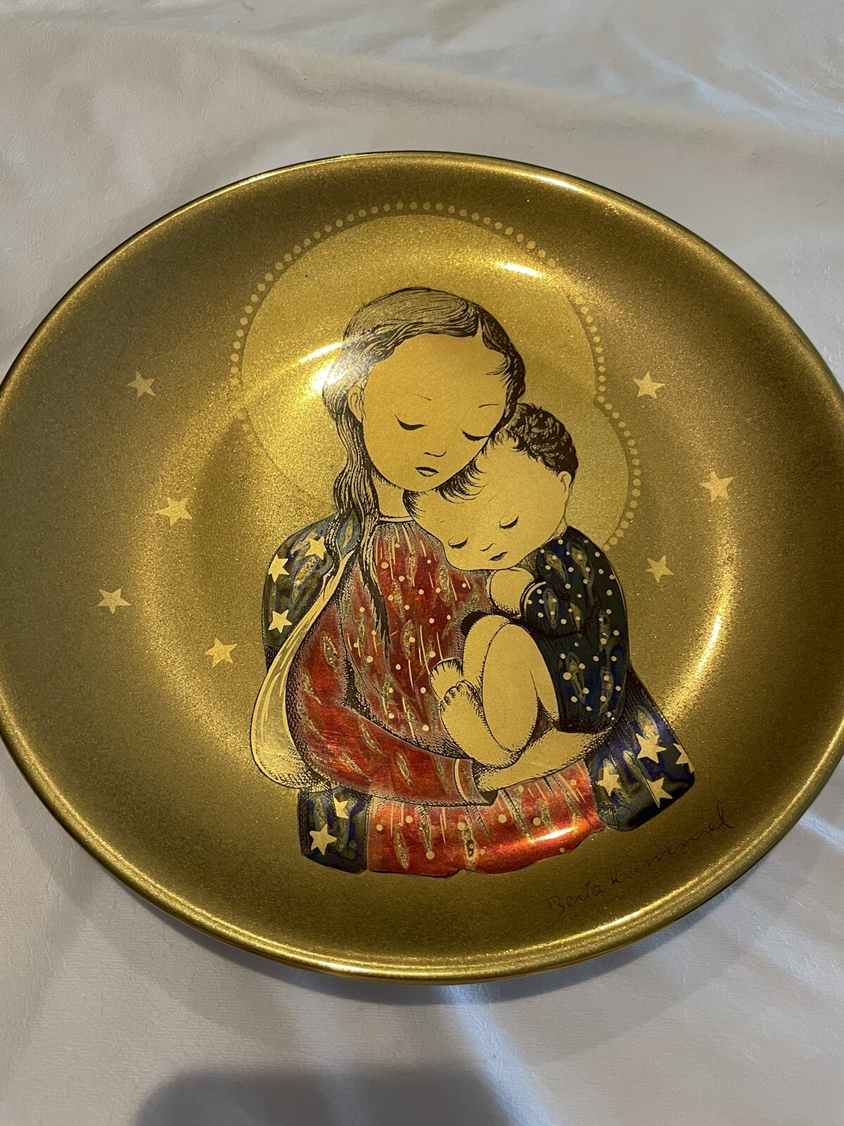 Schmid Tranquility by Sister Berta Hummel Decorative Plate #7396 Of 15,000 1978 Schmid Tranquility by Sister Berta Hummel Decorative Plate #7396 Of 15,000 1978