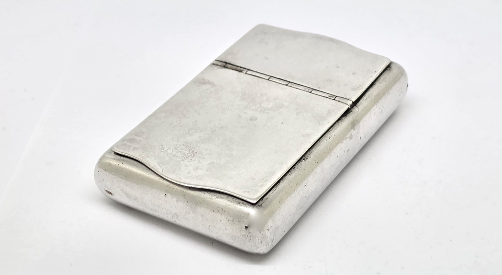 EDWARDIAN 1911 JOSIAH WILLIAMS LONDON STERLING SILVER MATCHSAFE SNUFF BOX COMBO