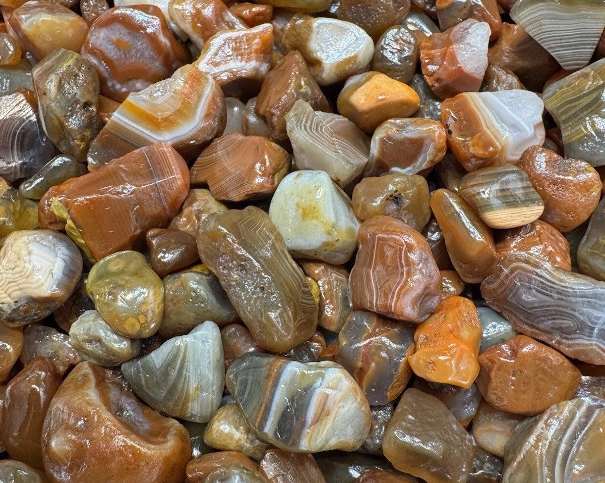 One Pound Lot 🔥 Lake Superior Agates *  Over 100 Unique Gems 1lb