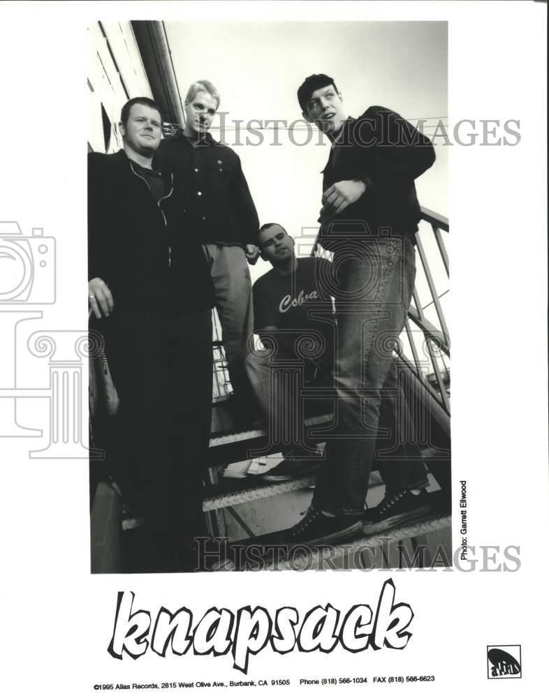 1995 Press Photo Group Members of the Band 'Knapsack' - lrp04481