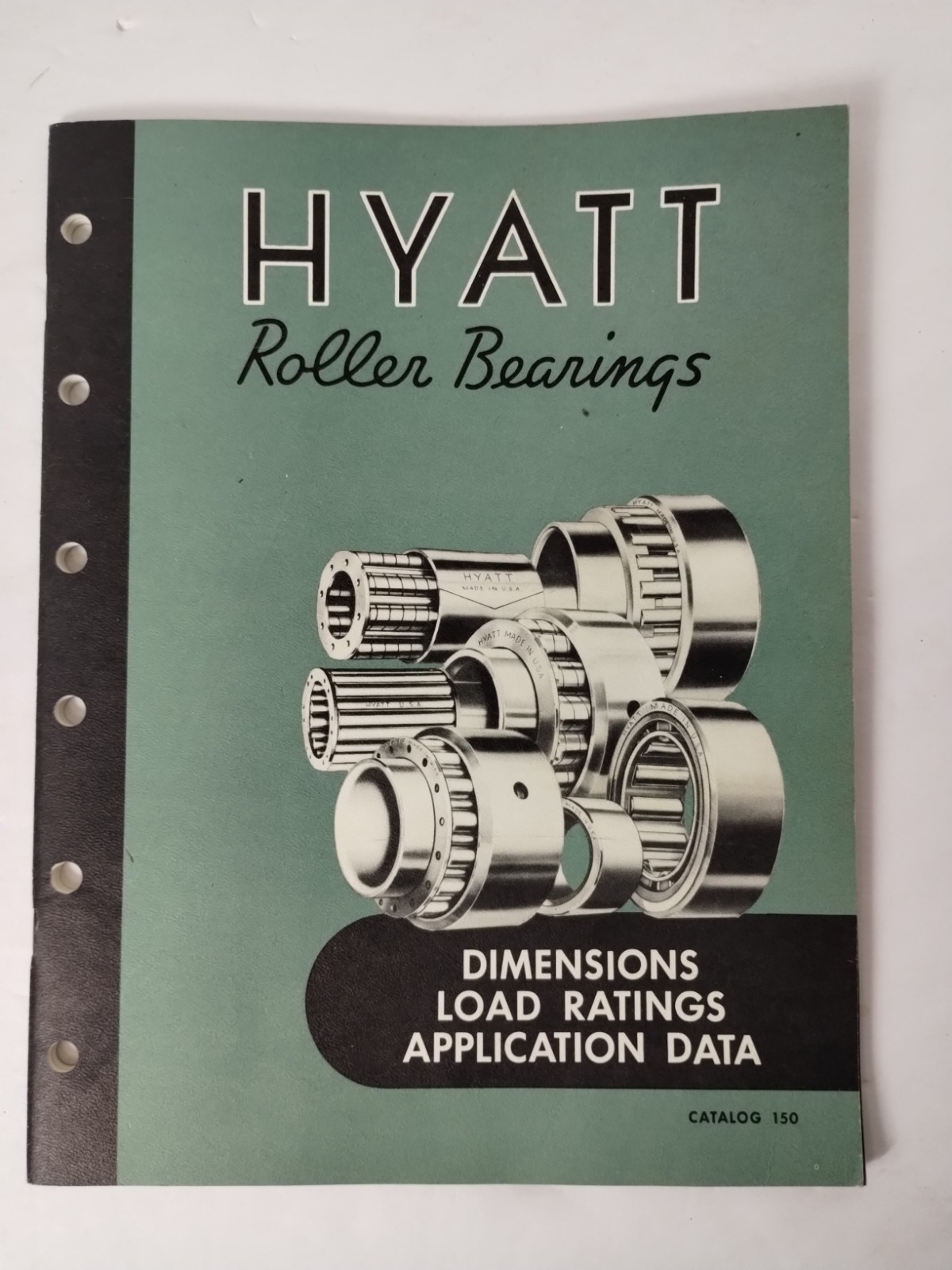 Vintage 1950 Hyatt Roller Bearing Dimensions Load Ratings Catalog 150 Vintage 1950 Hyatt Roller Bearing Dimensions Load Ratings Catalog 150