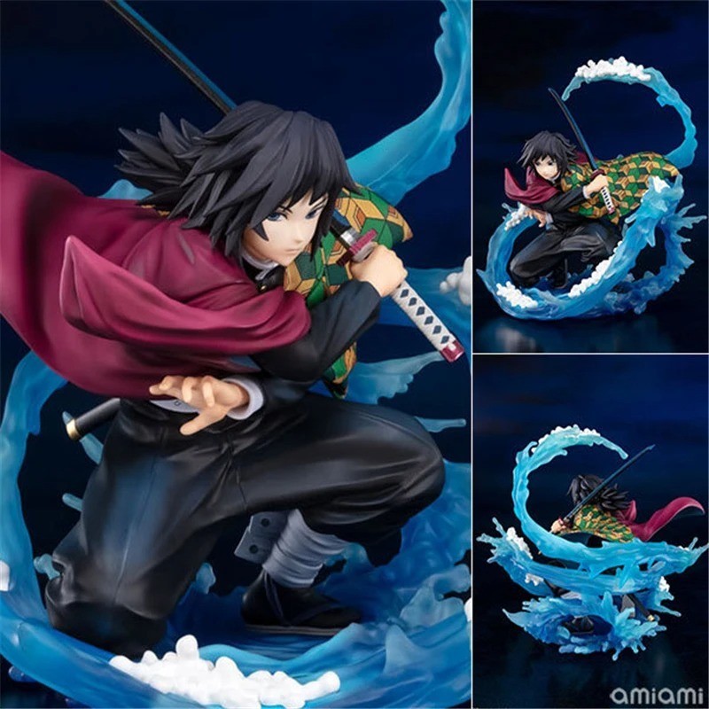 New Anime Demon Slayer Figure Kimetsu no Yaiba Giyuu Tomioka Statue Model Gift