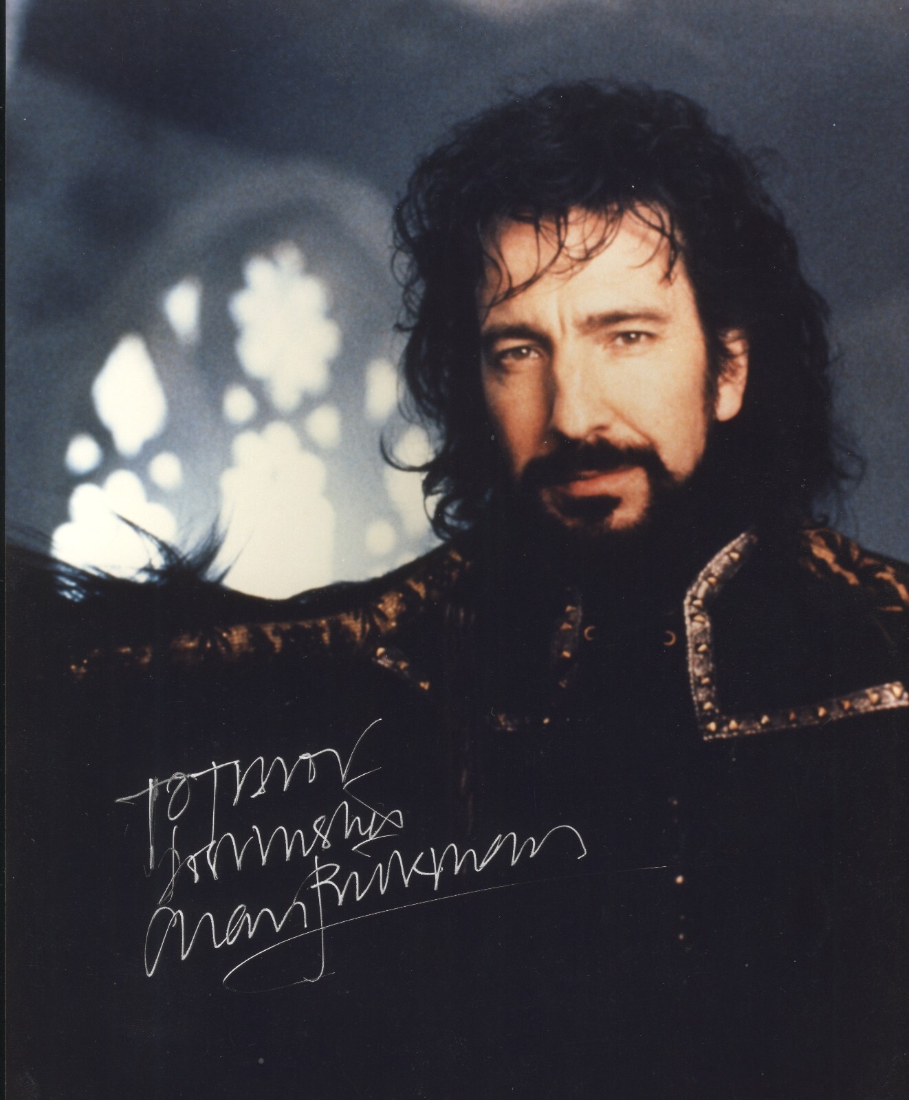 Alan Rickman ~ Signed Autographed Robin Hood Sheriff of Nottingham ~ PSA DNA