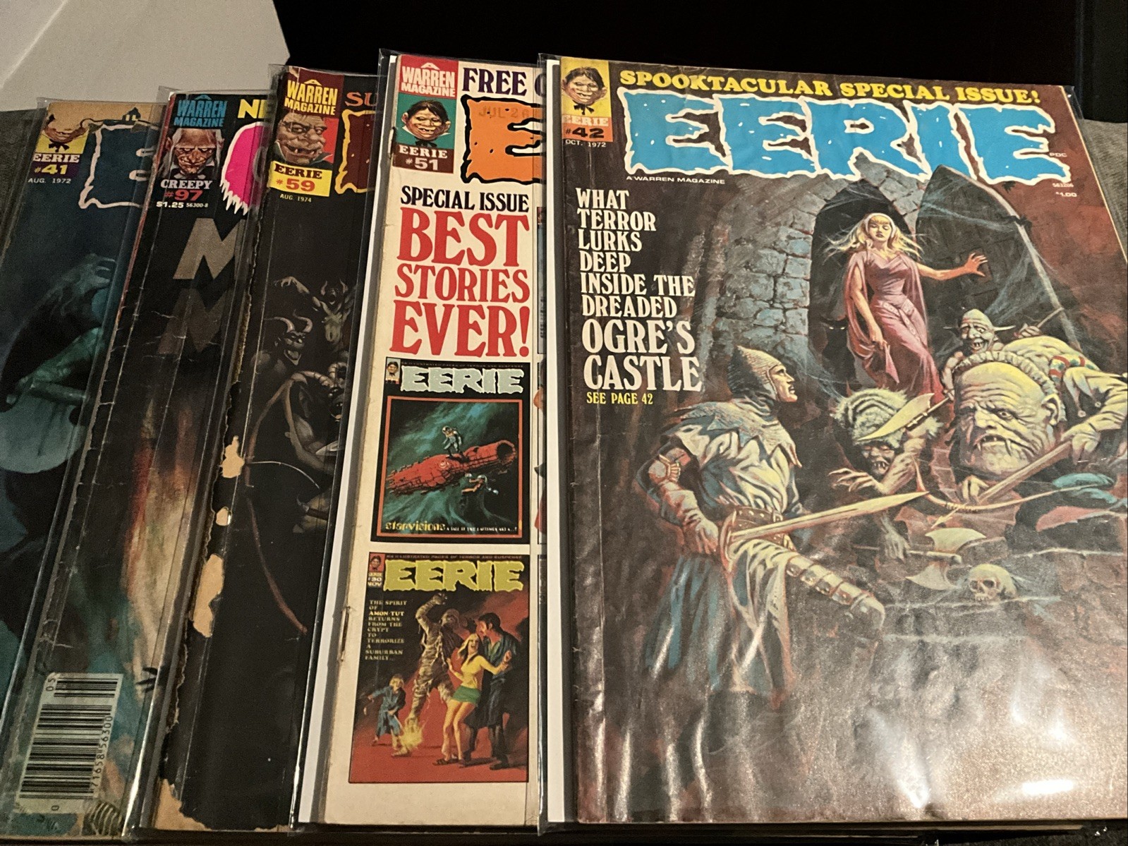 Warren Magazine Reader Lot Of 5