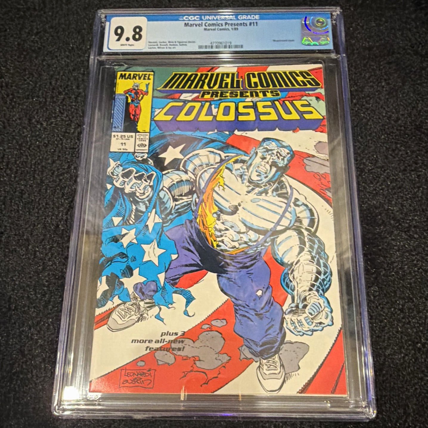 Marvel Comics Presents #11 CGC 9.8 Universal Grade Colossus (1989) Very Rare