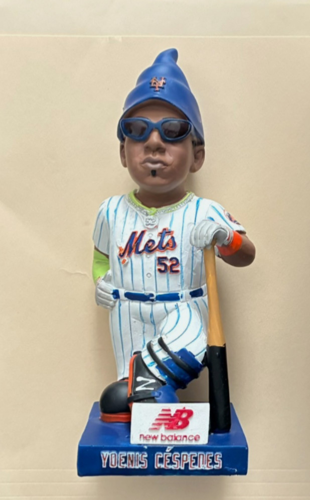 NY METS Yoenis Cespedes Gnome BOBBLEHEAD SGA new in box