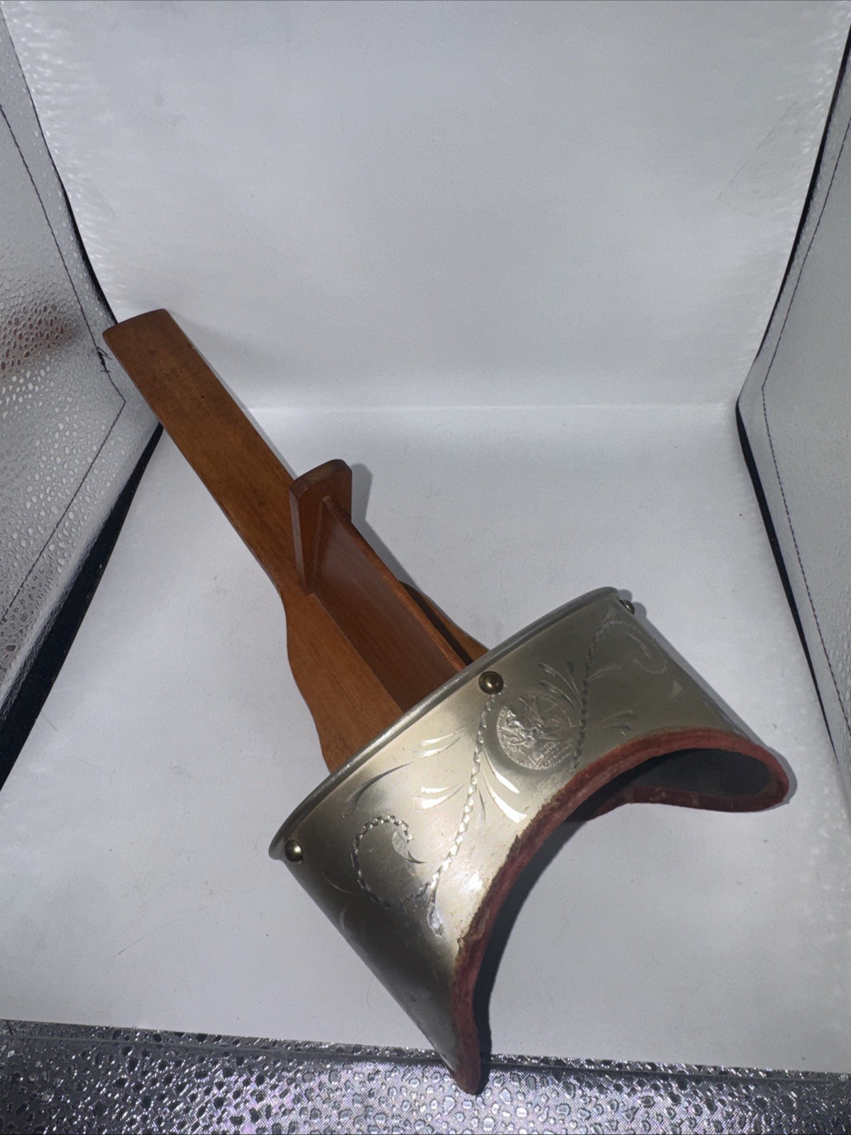 HC WHITE CO Aluminum Wood Handheld Stereoscope Stereoviewer AE HC WHITE CO Aluminum Wood Handheld Stereoscope Stereoviewer AE