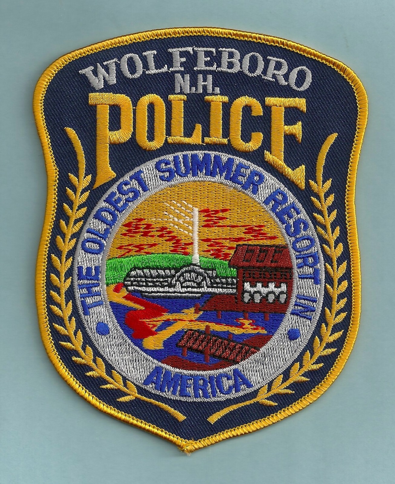 WOLFEBORO NEW HAMPSHIRE POLICE PATCH