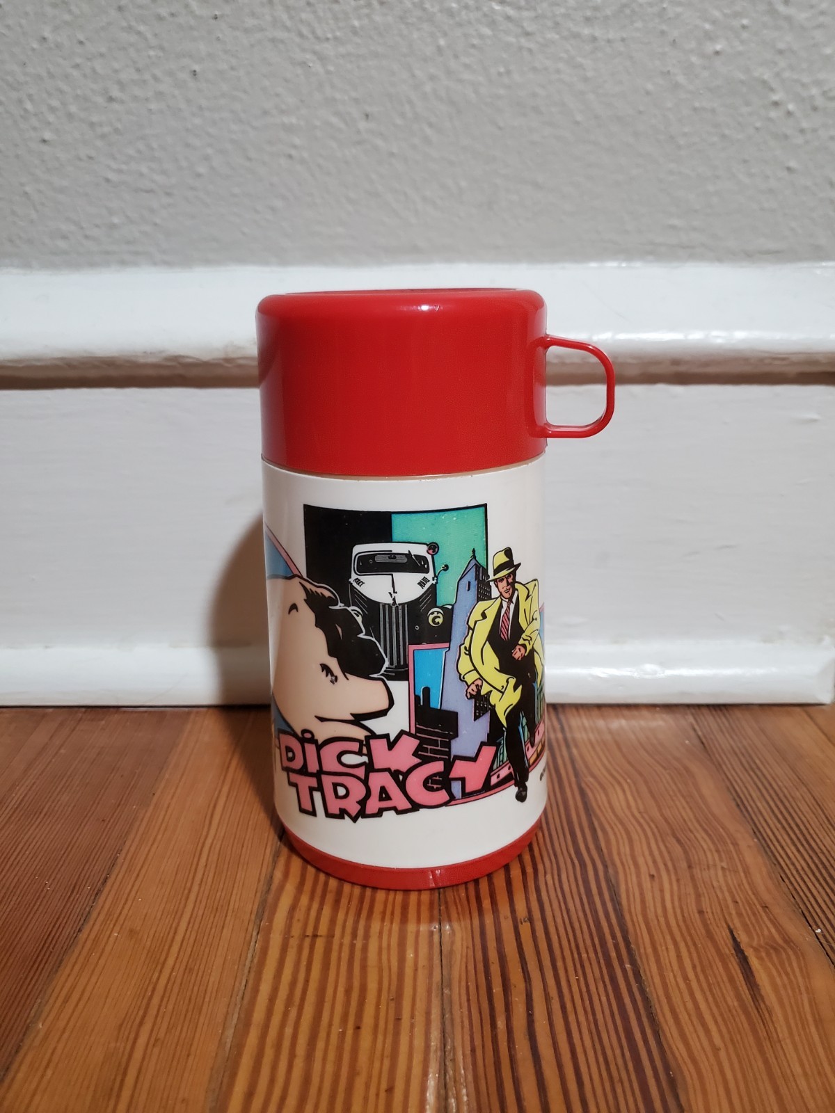 Vintage 1990s Dick Tracy Thermos Aladdin Lunchbox Replacement