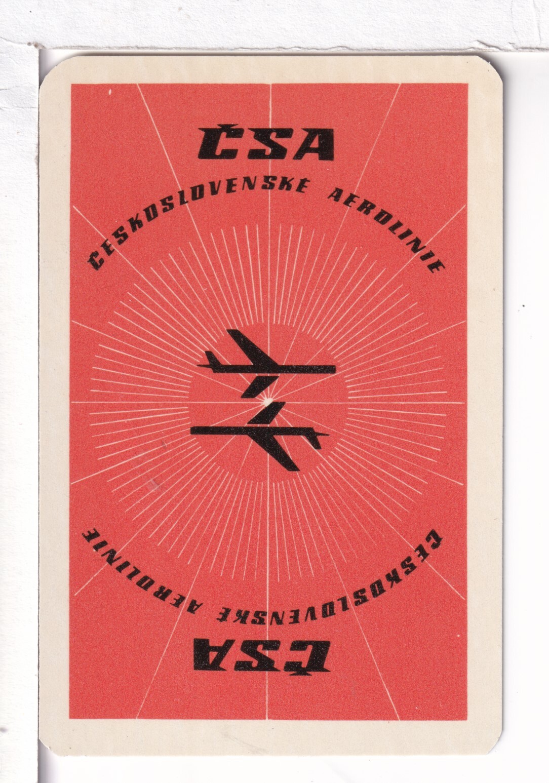 Single Airline Playing Card \