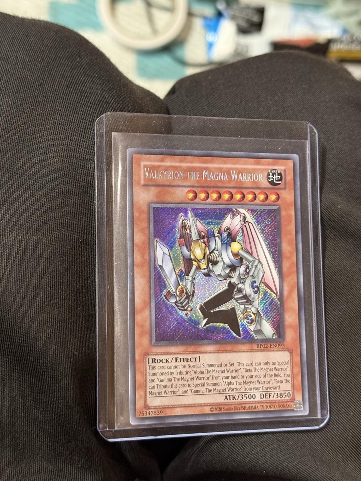 Yu-Gi-Oh TCG Valkyrion the Magna Warrior RP02-EN092 Secret rare MINT