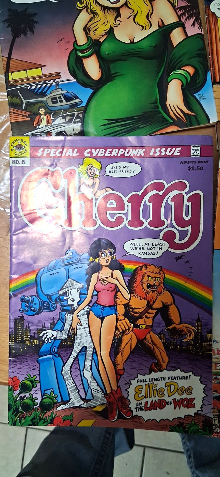 Cherry #8 Special Cyberpunk Issue Comic Book Larry Welz