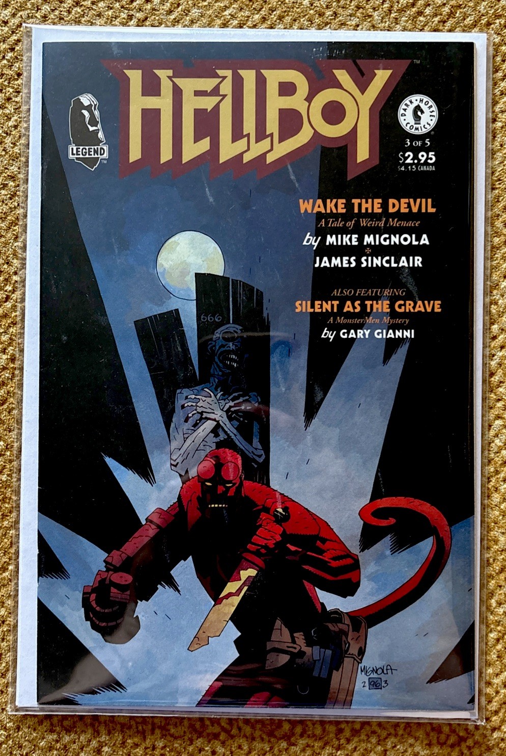 Hellboy: Wake the Devil #3 (Dark Horse Comics August 1996) Hellboy: Wake the Devil #3 (Dark Horse Comics August 1996)