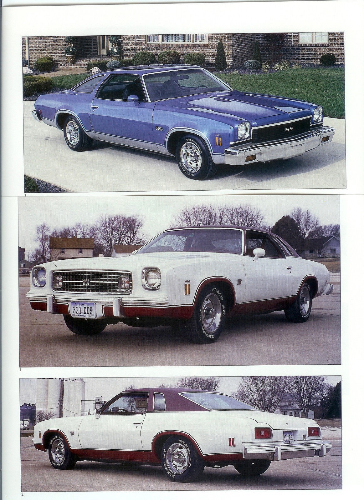 1973 1974 1975 1976 1977 CHEVROLET CHEVELLE SS MALIBU 16 pg REVIEW