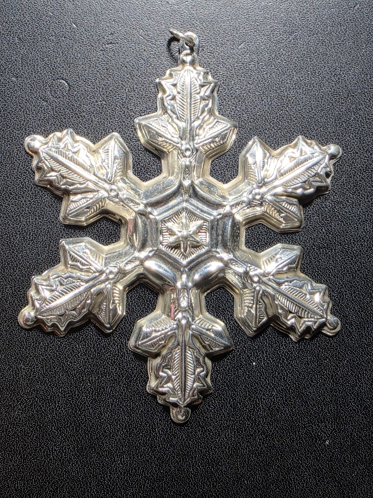 1997 Gorham Sterling Silver Snowflake Ornament