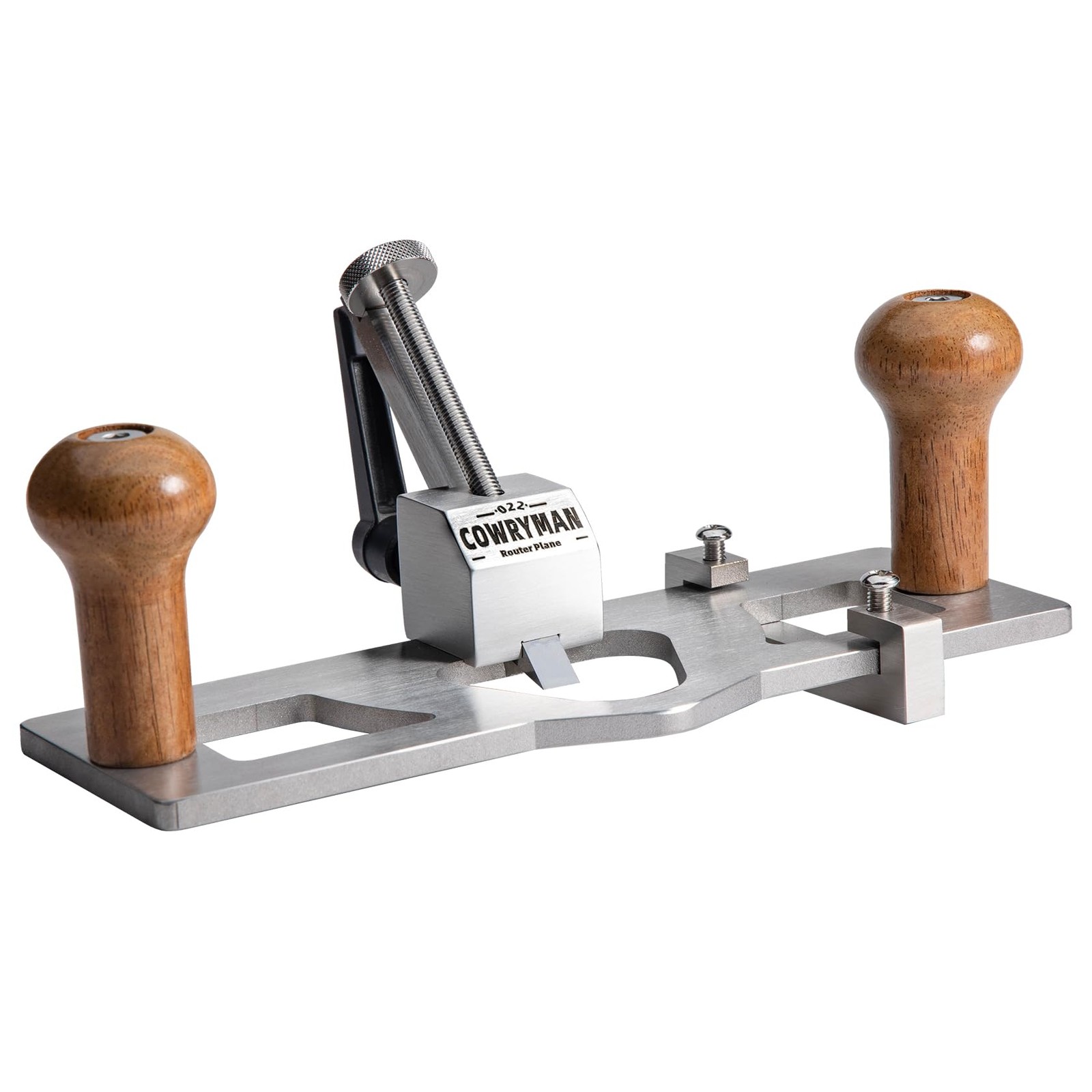 Cowryman 022 Router Plane Wide Base Fence 8mm HSS Cutter